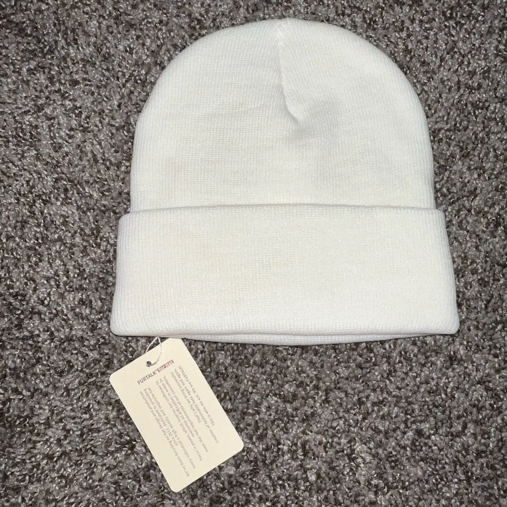 cream beanie